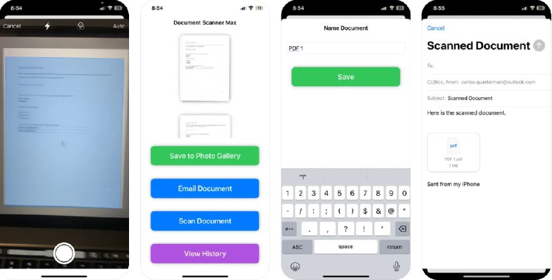  #应用限免  软件名称：Document Scanner Max  支持平台：#iOS 16.0+  软件价格：¥15.00 -> ¥0.00  软件简介：一个文档扫描应用，可快速将文档扫描成PDF或图片进行分享