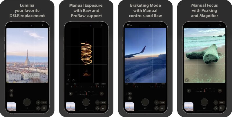  #应用限免  软件名称：Lumina: Professional Camera  支持平台：#iOS 15.0+  软件价格：30.00 -> ¥0.00  软件简介：一款专业摄影应用，支持手动调节曝光、焦距、快门速度、ISO等多项专业摄影参数，并具备RAW格式照片拍摄能力，提供给摄影爱好者更多的后期编辑空间