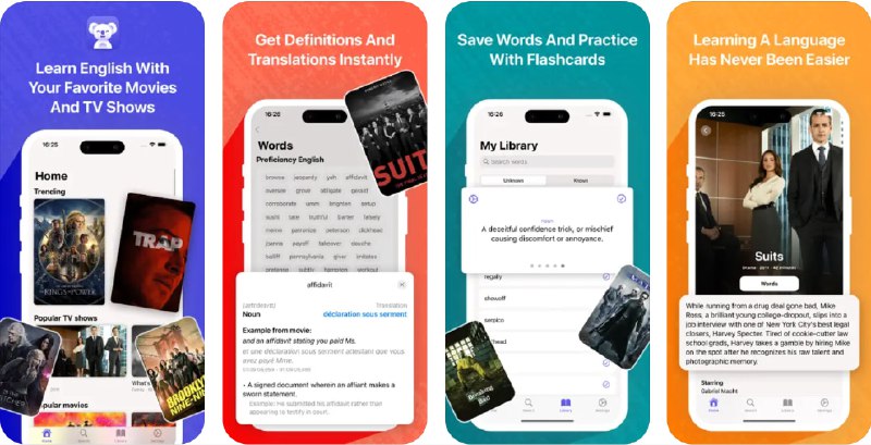  #应用限免  软件名称：Master English - Wordy  支持平台：#iOS 16.4+  软件价格：内购限免（代理环境）  软件简介：一款通过您喜欢的电影和电视剧来个性化语言学习的应用