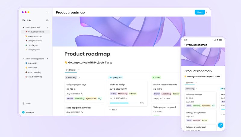  #优质应用   软件名称：appflowy  支持平台：#iOS #macOS #Windows  软件价格：免费  软件简介：一款开源的 Notion 替代产品，提供丰富的文本编辑功能，支持插件、模板、主题等功能，您还可以在表格、看板、日历等多种形式中组织和可视化数据