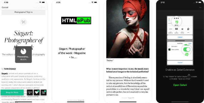  #应用限免  软件名称：HTML2ePub  支持平台：#iOS 14.0+  软件价格：¥28.00 -> ¥0.00  软件简介：一款Safari扩展，可以将网页HTML分享为ePub文件，让您的手机变成电子书转换工具