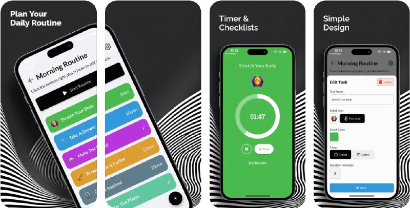  #应用限免  软件名称：Routine Planner: Track Habits  支持平台：#iOS 14.0+  软件价格：内购限免（代理环境）  软件简介：一款简洁高效的习惯追踪和日常规划应用，帮助您建立并管理健康的生活规律