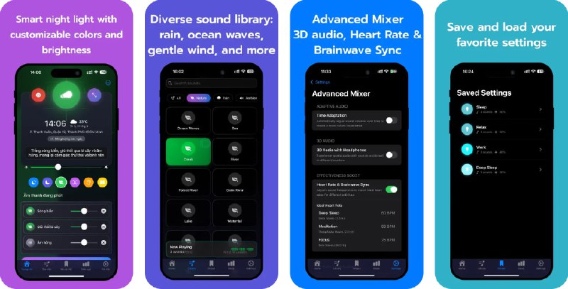 #应用限免  软件名称：White Noise With Night Light  支持平台：#iOS 17.6+  软件价格：¥15.00 -> ¥0.00  软件简介：一款为您创造高质量睡眠和极致放松空间的应用