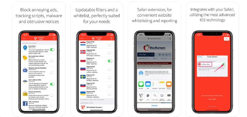  #应用限免  软件名称：Block Ads Multi  支持平台：#iOS 12.0+  软件价格：¥8.00 -> ¥0.00  软件简介：一款供Safari使用的广告拦截器应用
