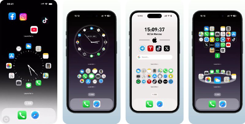  #应用限免  软件名称：Launcher x - 快捷启动小组件  支持平台：#iOS 15.0+  软件价格：内购限免（已结束）  软件简介：一款强大且灵活的应用启动器，提供丰富的小组件模板，助您轻松管理并快速打开您常用的应用、快捷指令和网站，还支持透明小组件、个性化图标、自定义时间与日期格式，让您的桌面更加简洁美观