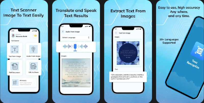  #应用限免  软件名称：OCR 文本转语音专业版  支持平台：#iOS 13.0+  软件价格：内购限免  软件简介：一款 OCR 文本转语音应用，支持包括文本识别、图像到文本转换、PDF 文本提取、图像语音输出等，简化您的工作流程