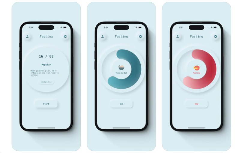  #优质应用  软件名称：Fasting - Diet and healthy  支持平台：#iOS 11.0+  软件价格：免费  软件简介：一款健康生活应用，可以帮助您实践禁食饮食方式以促进健康和减重