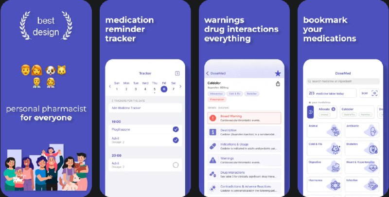  #应用限免  软件名称：DoseMed Medication Reminder  支持平台：#iOS 17.0+  软件价格：内购限免  软件简介：一款药物管理应用，您可以轻松设置个性化的药物提醒，包括过敏治疗、糖尿病管理等，并能方便地跟踪药物历史