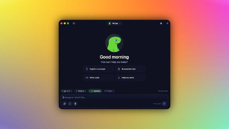  #优质应用  软件名称：Osaurus  支持平台：#macOS   软件价格：免费  软件简介：一款专为 macOS 设计的开源 AI 框架，核心功能包括持久化记忆、自主执行、加密身份识别，并支持完全离线工作