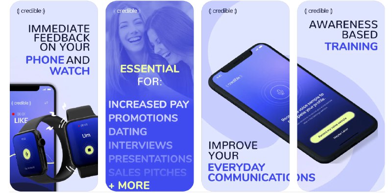  #应用限免  软件名称：Credible Speech Coach  支持平台：#iOS 16.0+  软件价格：内购限免  软件简介：一款专注于提升演讲技巧的应用