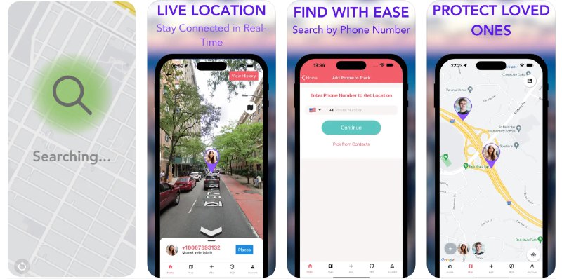  #应用限免  软件名称：Cell Phone Tracker Find Family  支持平台：#iOS 13.4+  软件价格：内购限免  软件简介：一款为家庭设计的定位应用，允许您实时追踪家人和朋友的位置，并查看他们的历史位置记录