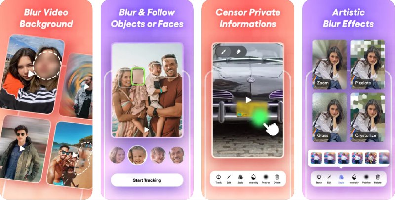  #应用限免  软件名称：Blur Video  支持平台：#iOS 14.0+  软件价格：¥38.00 -> ¥0.00  软件简介：一款视频编辑应用，专为需要在视频中添加模糊效果或隐藏敏感信息的用户设计
