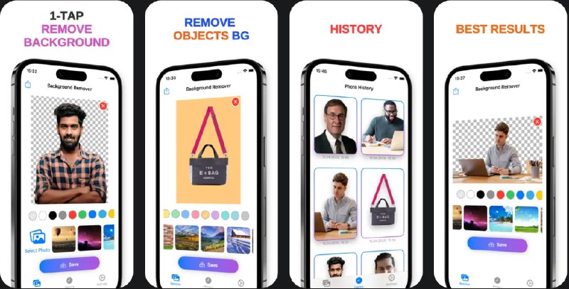  #应用限免  软件名称：Background Remover Remove Bg  支持平台：#iOS 15.0+  软件价格：内购限免  软件简介：一款快速去除图片背景的工具，功能包括自动检测背景、高分辨率编辑、改变背景颜色、更换背景、灵活的导出选项