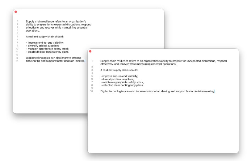  #优质应用  软件名称：Text Tray  支持平台：#macOS   软件价格：免费  软件简介：一款轻量级的 macOS 文本托盘应用，专为快速查看、编辑、清理和转换剪贴板文本而设计，无需打开完整的文本编辑器或外部工具即可完成临时文本处理任务