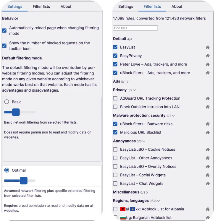  #应用限免  软件名称：uBlock Origin Lite  支持平台：#iOS 18.0+  软件价格：免费  软件简介：一款基于浏览器内容屏蔽工具