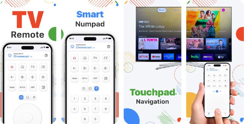  #应用限免  软件名称：Chromote Remote for Chromecast  支持平台：#iOS 15.0+  软件价格：内购限免（跳过最开始连接电视和试用，进入设置界面内购）  软件简介：一款专业的 Chromecast 智能电视遥控器应用，可将你的 iPhone 或 Mac 变身为功能强大的 TV 遥控器