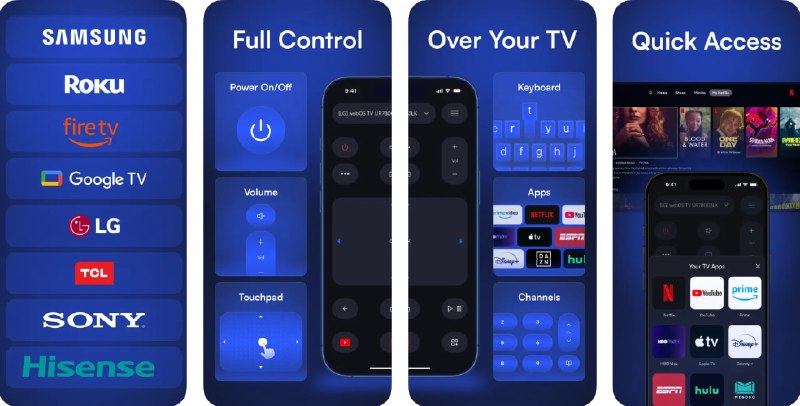  #优质应用  软件名称：万能遥控器 智能电视助手  支持平台：#iOS 16.0+  软件价格：免费  软件简介：一款兼容100多种电视品牌的遥控器应用