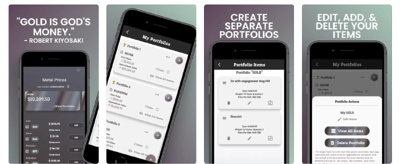  #应用限免  软件名称：Silver Tracker  支持平台：#iOS 12.0+  软件价格：内购限免  软件简介：一款帮助您追踪贵金属价值的应用，支持包括白银、黄金、钯金和铂金在内的多种贵金属