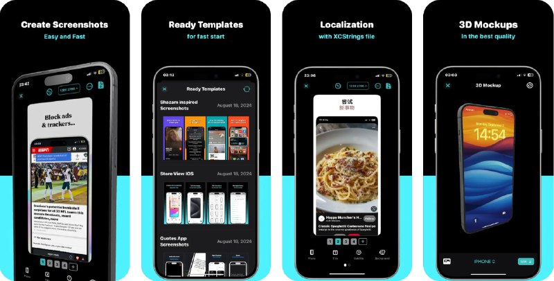  #应用限免  软件名称：StoreView: App Screenshot Tool  支持平台：#iOS 16.0+ #macOS 13.0+  软件价格：内购限免（点击右上角 Show All Plan）  软件简介：一款专为应用开发者设计的工具，帮助创建引人注目的应用预览以提高应用在App Store中的下载率