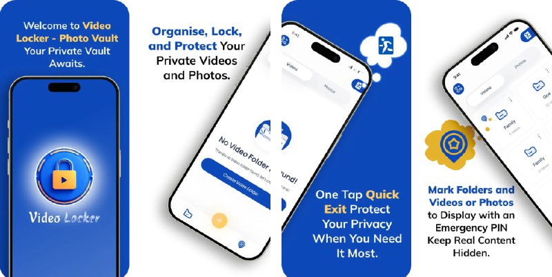  #应用限免  软件名称：Video Locker - Photo Vault  支持平台：#iOS 15.0+  软件价格：内购限免（silver 选项）  软件简介：一款用于加密、隐藏和保护个人照片及视频的安全保险柜应用