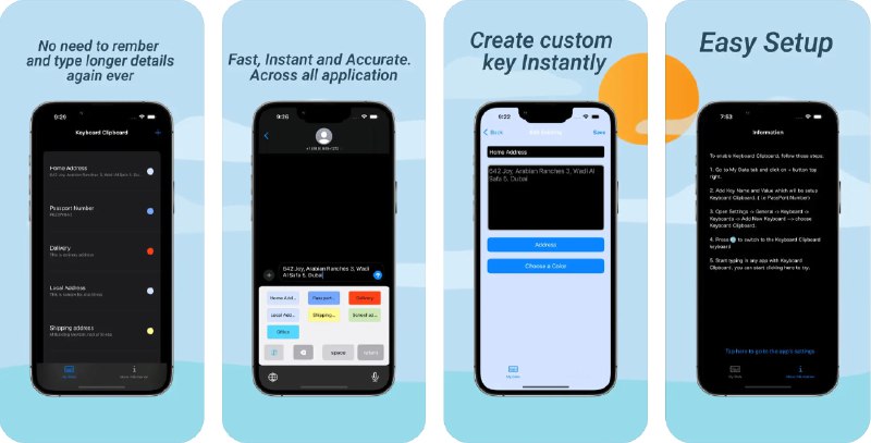  #应用限免  软件名称：Keyboard Clipboard  支持平台：#iOS 16.6+  软件价格：¥8.00 -> ¥0.00  软件简介：一款多功能自定义键盘应用，无论是文本片段、常用短语还是重要信息，这款应用能让你在不切换应用的情况下即时插入保存的剪贴板内容