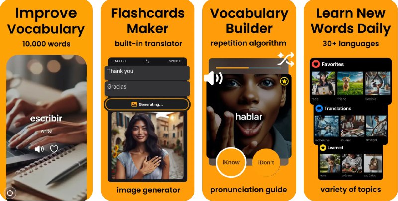  #应用限免  软件名称：Learn New Words Every Day  支持平台：#iOS 15.0+  软件价格：内购限免  软件简介：一款通过有趣的记忆技巧帮助您扩大词汇量的应用