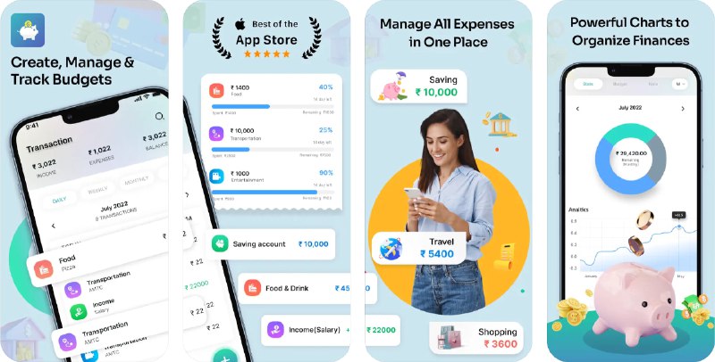  #应用限免  软件名称：预算管理 - 钱包控制器 - 资金管理器 - 费用追踪器  支持平台：#iOS 16.0+  软件价格：内购限免  软件简介：一款强大的个人财务工具，让您可以在一个地方全面查看所有账户、收入和支出，轻松记录每笔交易，分析消费习惯，并创建自定义预算