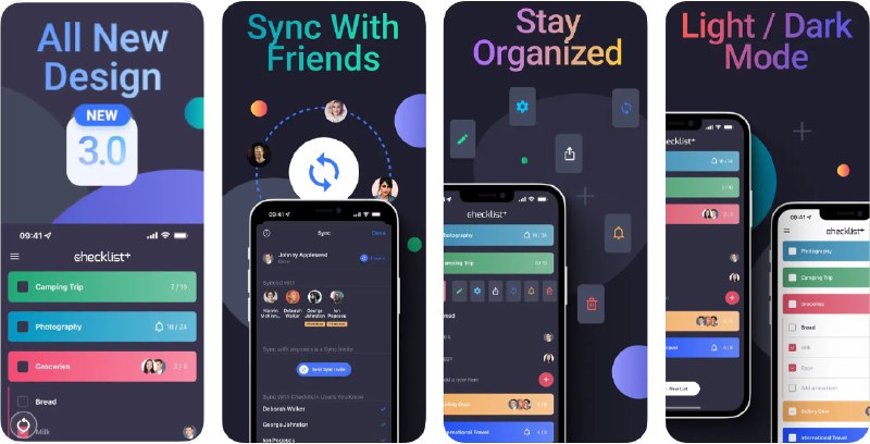  #应用限免  软件名称：Checklist To Do Task & Lists  支持平台：#iOS 14.0+  软件价格：内购限免  软件简介：一款简单易用的待办事项和任务列表应用，提供美观且简单的界面，易于编辑和组织任务列表，可一目了然地查看完成的任务，提供满意的进度概览，并随时将列表分享给他人  软件下载：点击下载