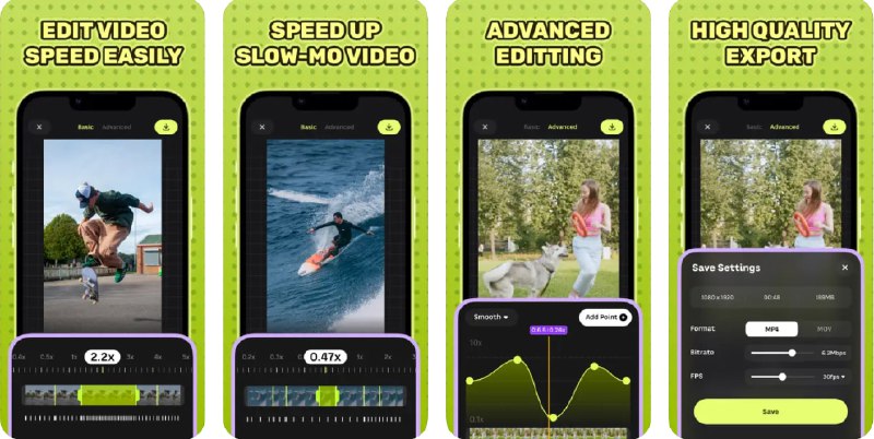  #应用限免  软件名称：Speed Up Video  支持平台：#iOS 15.0+  软件价格：¥38.00 -> ¥0.00  软件简介：一款轻松改变视频播放速度的应用，无水印，您可以将视频速度提高至10倍或降低至1/10，支持多种视频格式，您可以独立编辑视频各部分的速度，确保无缝过渡