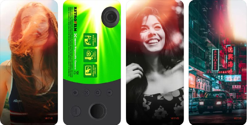  #应用限免  软件名称：1888 Cam - Classic Film Camera  支持平台：#iOS 11.0+  软件价格：¥8.00 -> ¥0.00（仍有的内购是去广告，不影响功能）  软件简介：一款模拟胶卷相机的应用，该应用能模拟胶卷的粗糙、厚重的质感、色彩和温度，提供95种胶卷滤镜，创造出深邃的胶卷氛围