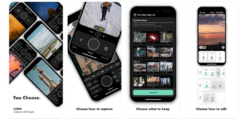  #应用限免  软件名称：LUMA Camera & Presets  支持平台：#iOS 16.4+  软件价格：内购限免  软件简介：一款摄影应用，让您可以像使用专业相机一样控制您的照片参数
