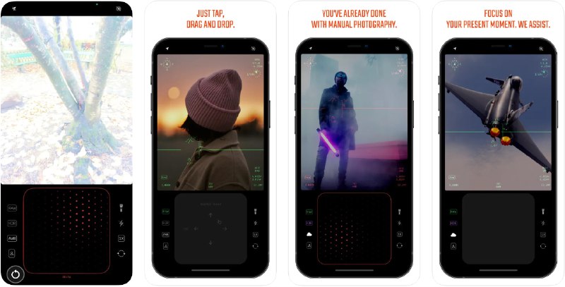  #应用限免  软件名称：DELTA Camera  支持平台：#iOS 14.5+  软件价格：￥22.00 -> ¥0.00  软件简介：一款专业摄影应用，支持通过触摸、拖动和释放等单一手势，快速调整ISO、快门速度、白平衡等全部手动相机参数