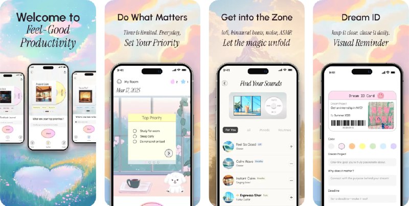  #应用限免  软件名称：专注梦想旅人 - 乐心时间积木 日常清单 番茄钟 便利贴  支持平台：#iOS 16.2+  软件价格：内购限免  软件简介：一款提升专注和生产力的应用，应用结合正向思维建立、番茄计时法和科学背景音，通过每日一语、时间块管理和休息提醒保护使用者的心理健康