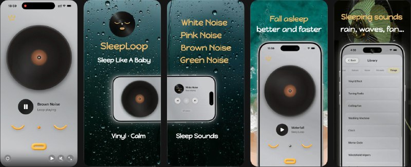  #应用限免  软件名称：SleepLoop: Brown Noise Rain  支持平台：#iOS 17.6+  软件价格：内购限免  软件简介：一款专业的睡眠和专注力辅助应用，提供棕色噪音、粉色噪音、绿色噪音和白色噪音，以及100多种高品质的雨声和自然声音
