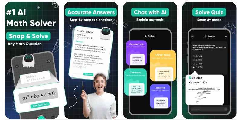 #应用限免  软件名称：Equation Solver  支持平台：#iOS  软件价格：内购限免  软件简介：一款强大的数学问题解决工具，可以为您提供即时的数学问题解答