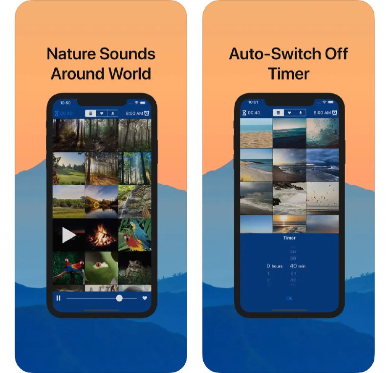 #应用限免  软件名称：Nature:听起来像世界各地  支持平台：#iOS 13.1+  软件价格：¥18.00 -> ¥0.00  软件简介：一款白噪音应用，您可以将世界上多个场景作为自己学习、睡觉的背景音，您还可以设定自动关闭的时间以及闹铃，帮助您平复心情，快速进入状态