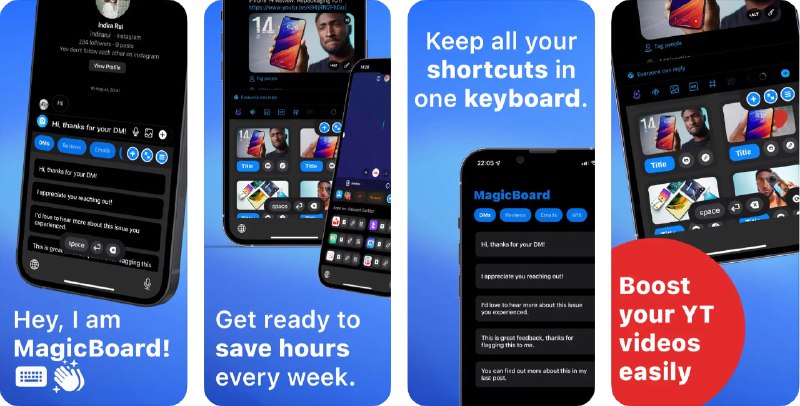  #应用限免  软件名称：Auto Paste Keyboard: Easy Text  支持平台：#iOS 15.0+  软件价格：内购限免  软件简介：一款方便实用的键盘应用，可帮助用户快速粘贴文本内容