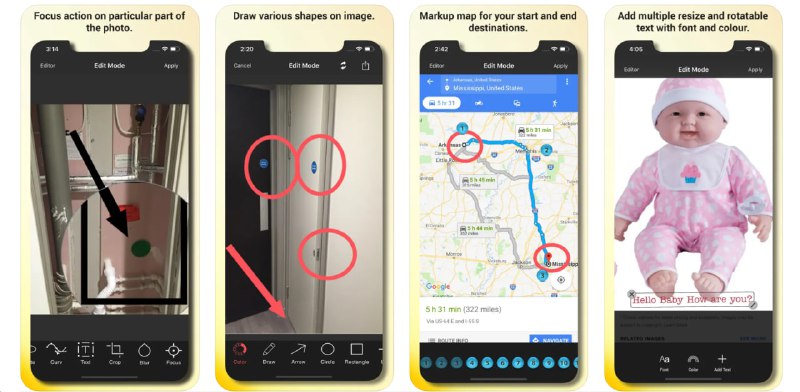  #应用限免  软件名称：Snap Markup - Annotation Tool  支持平台：#iOS 12.0+  软件价格：¥15.00 -> ¥0.00  软件简介：软件简介：一款照片标注工具，它允许用户使用各种形状和效果对照片进行标注，如自由绘制、矩形、三角形、直线、箭头、圆形、模糊效果、聚焦、旋转、文本和裁剪等，适用于需要对照片进行复杂注释的场合  软件下载：点击下载