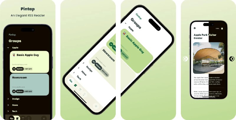  #应用限免  软件名称：Pintap: An RSS Reader  支持平台：#iOS 16.0+  软件价格：外区限免  软件简介：一款优雅的 RSS 阅读器，带来极致愉悦和舒适的阅读体验