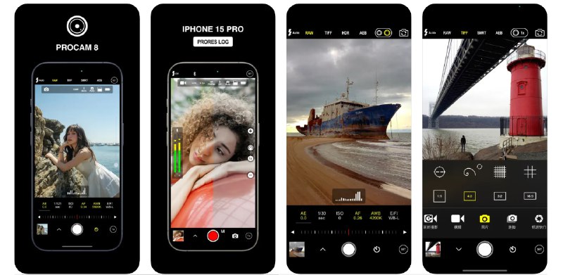  #应用限免  软件名称：ProCam 8  支持平台：#iOS 11.3+  软件价格：¥68.00 -> ¥0.00  软件简介：广受好评的相机应用，提供了丰富的手动相机控制和RAW拍摄功能