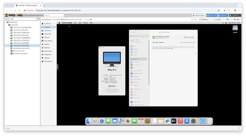   项目名称：OSX-PROXMOX  项目功能：在 Proxmox VE 上安装 macOS   项目简介：一个开源免费的在 Proxmox VE 虚拟化平台上轻松安装 macOS 操作系统的工具