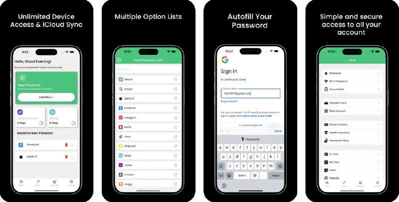  #应用限免  软件名称：Vaultify - Password Manager  支持平台：#iOS 15.0+ #macOS 12.0+  软件价格：内购限免（设置完主密码就可以在设置页面看见升级界面）  软件简介：一款全面的密码管理工具，提供自动填充、密码历史查看、离线密码生成、多设备同步，以及利用生物识别技术轻松解锁访问等功能，还能您评估现有密码的强度，提示您更换弱密码，确保数字资产的安全