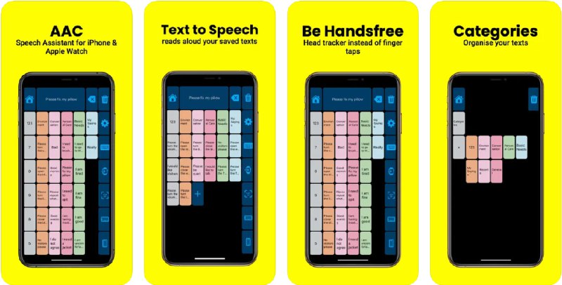  #应用限免  软件名称：AAC Talker  支持平台：#iOS 17.0+  软件价格：内购限免  软件简介：一款帮助有语言沟通困难人士的辅助技术工具，用户可以提前预设文本，在需要的时候可点击屏幕朗读，也可以通过头部移动选择文本而无需触摸屏幕，在没有预设的情况下也可以即时使用键盘输入内容并免提播放，提升沟通不便用户的对话效率