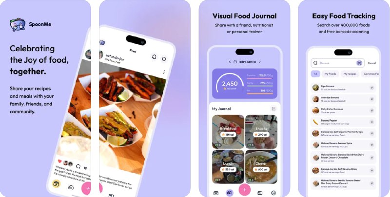  #应用限免  软件名称：Food Journal: SpoonMe  支持平台：#iOS 17.0+  软件价格：内购限免（注册登陆后显示内购页面）  软件简介：一款帮助分享美食体验的应用