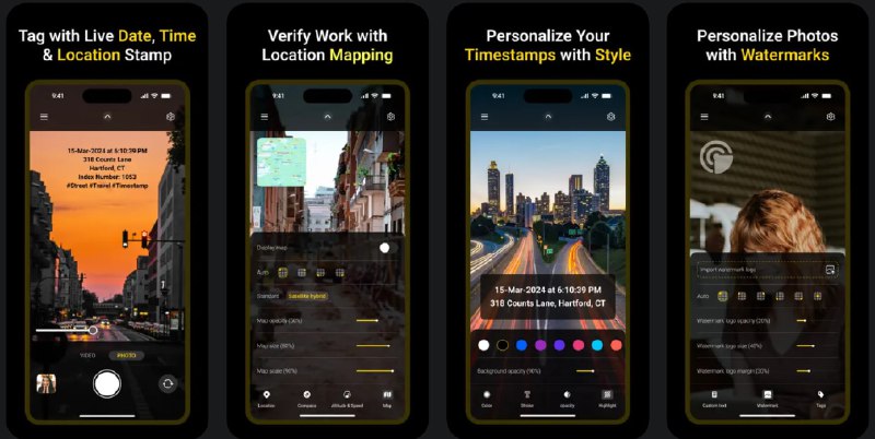  #应用限免  软件名称：Timestamp Camera: GPS Map  支持平台：#iOS 12.0+  软件价格：内购限免  软件简介：一款可以在照片和视频上添加时间戳的应用