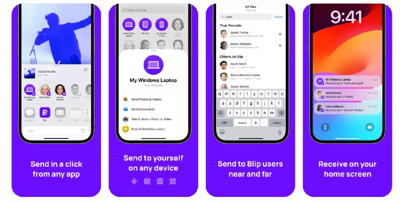 #优质应用   软件名称：Blip: Send Files in a Click  支持平台：#iOS 15.0+ #macOS  软件价格：免费  软件简介：一个文件传输工具，可无限制的从任何地点发送任何大小的文件，采用P2P点对点的传输方式，速度取决于您的网络带宽，体验还不错  软件下载：点击下载    官网地址