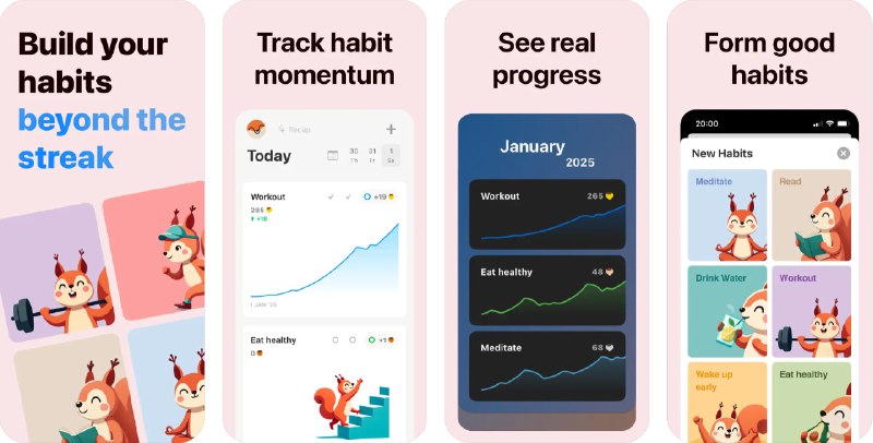  #应用限免  软件名称：习惯清单 Momentumly  支持平台：#iOS 17.0+  软件价格：内购限免  软件简介：一款无压力的习惯追踪应用，专注于帮助您建立持久的习惯，以追求进步为主要目标，而不是局限于保持连续记录