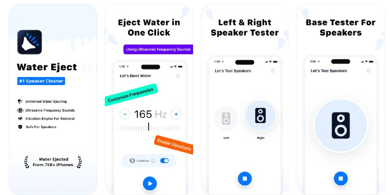  #应用限免  软件名称：Clear Wave  支持平台：#iOS 15.0+  软件价格：内购限免  软件简介：一款专为帮助您从 iPhone 扬声器中排出水分的应用
