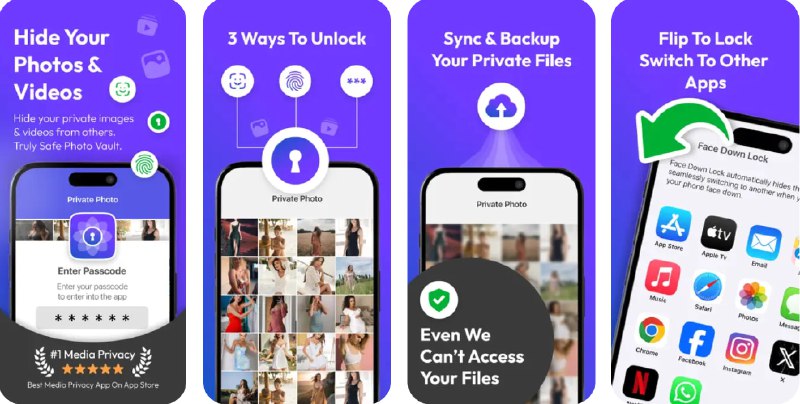  #应用限免  软件名称：iSafe : 私密相册管家 保险箱 - 加密相册 隐私空间  支持平台：#iOS 14.0+  软件价格：内购限免  软件简介：一款保护私密照片和视频的应用