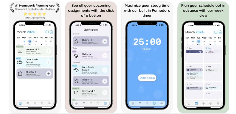  #应用限免  软件名称：Task Manager: Recitation  支持平台：#iOS 16.2+  软件价格：内购限免  软件简介：一款为学生设计的应用，它帮助您跟踪学校作业、考试和各类任务进度